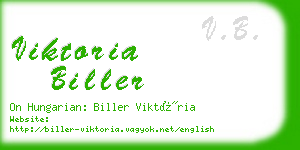 viktoria biller business card